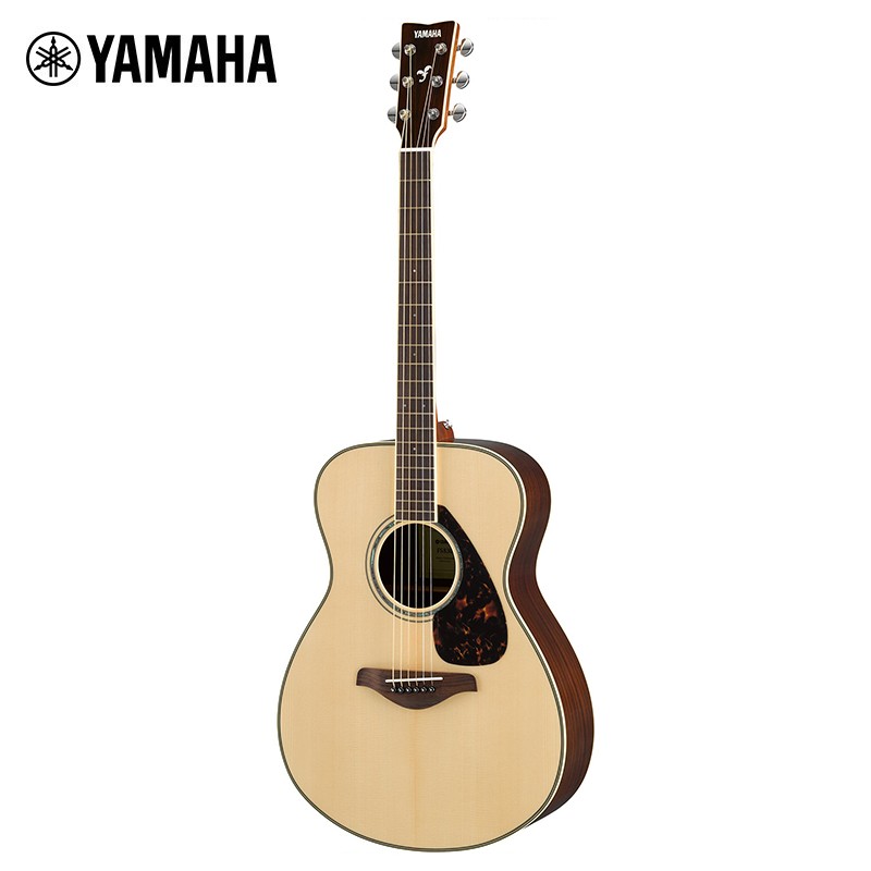 YAMAHA FS830 Acoustic Model, Solid Wood Top, Beginner Folk Guitar, 40-Inch Guitar, Glossy Natural Wood Color