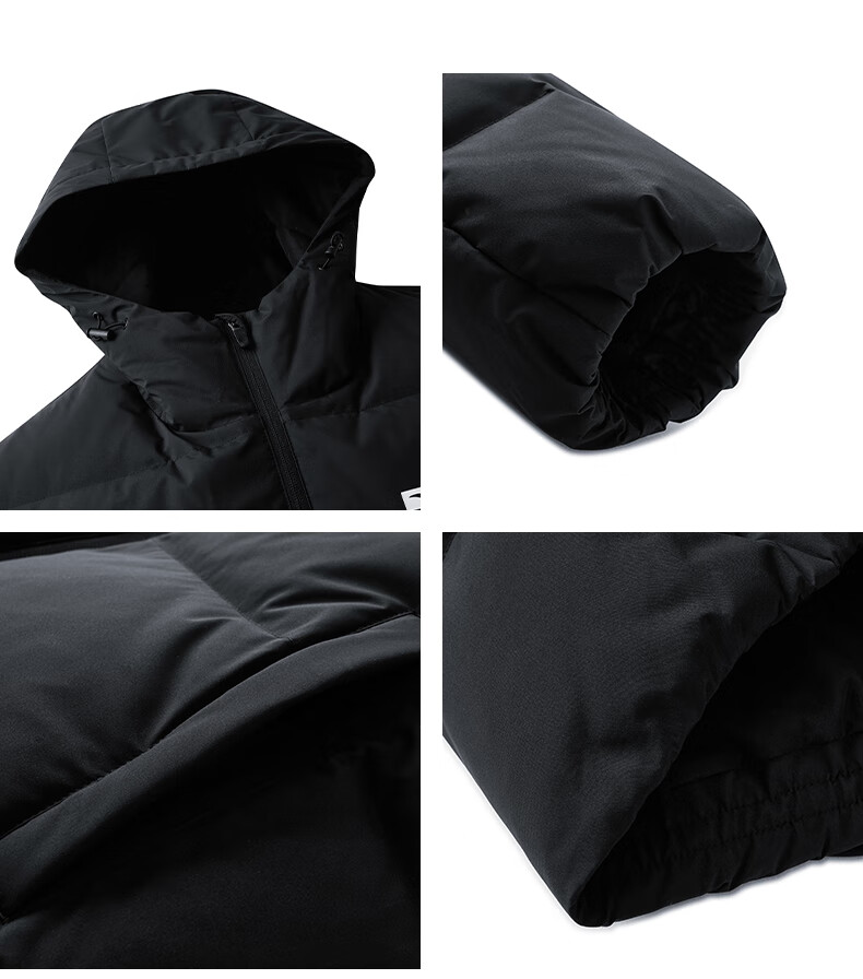 ANTA Bread Down Jacket | Short Hooded Down Coat Men Winter New Duck Down Warm Puffer Water-Repellent Jacket 26
