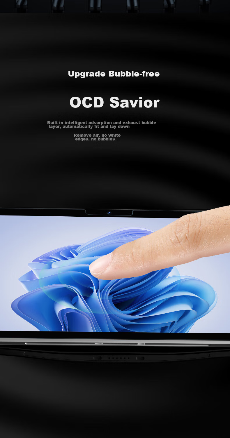 CangHua Tempered Glass Screen Protector for Microsoft Surface Pro 8/Pro X/Pro 9/10/11, 2-In Protective Film for 13-Inch HD Display 11