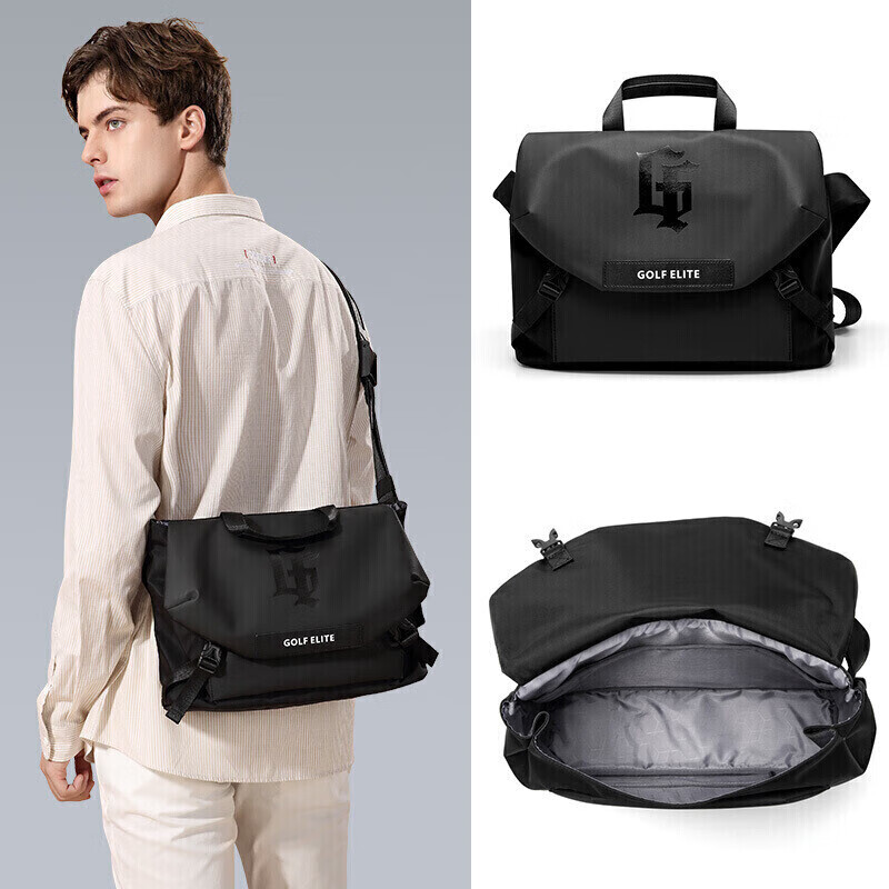 GOLF Shoulder Bag for Men, Trendy Large Capacity Crossbody Bag, Water-Resistant Casual Lightweight IPad Bag, Fashionable Sports Messenger Bag