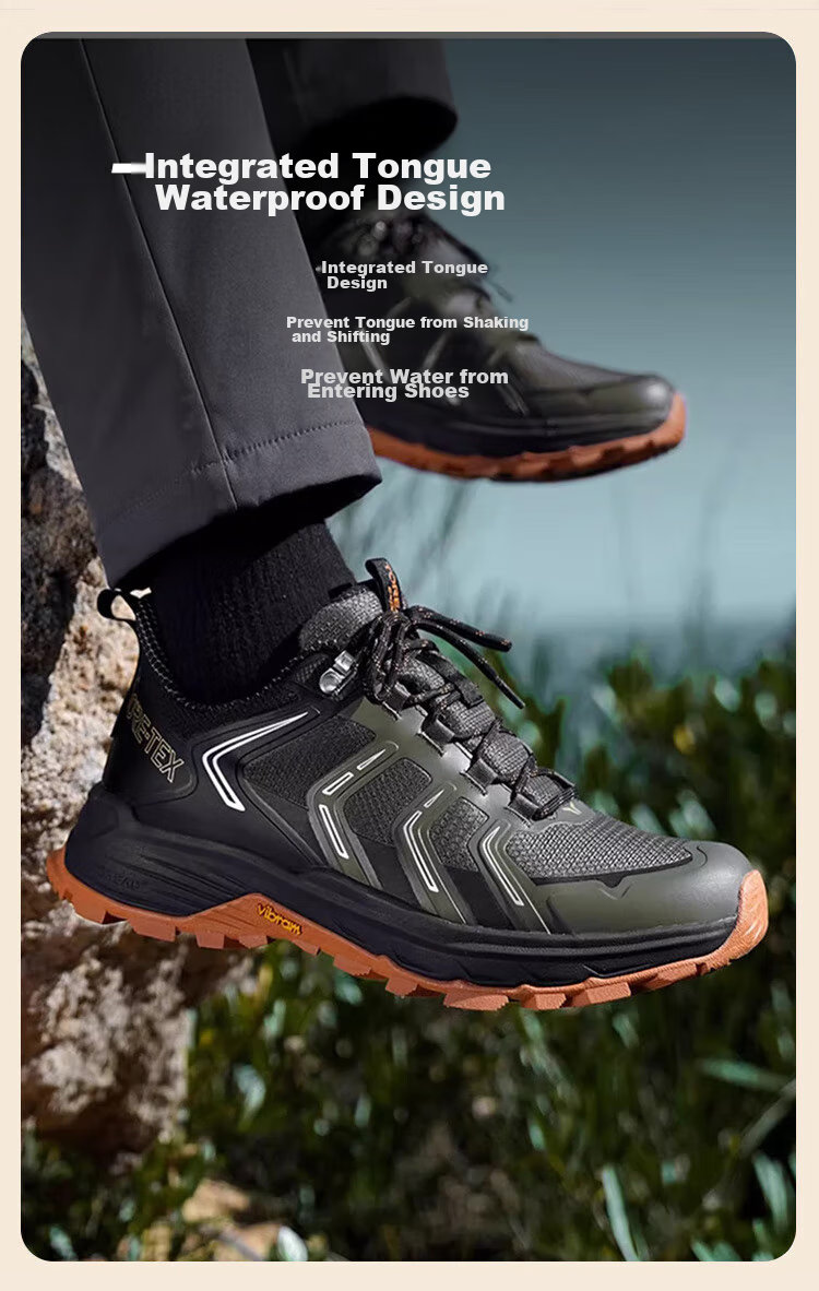 TOREAD Waterproof Hiking Shoes, Autumn And Winter Men's Non-Slip Trail Mountaineering Shoes, Warm Grip Outdoor Shoes TFAACM91983 10