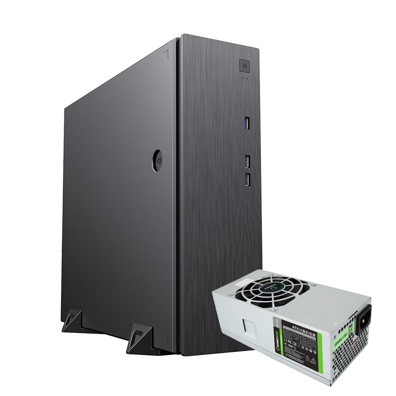 GAMEMAX Shangqi S3 Desktop Computer Small Case Power Supply Kit / Customizable / Matx / Itx / USB3.0 / with Enngah 275W / with Fans / EMI Compliant
