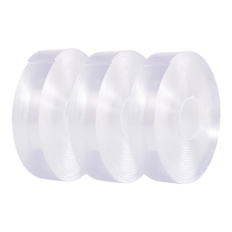 Taili Power Strip Holder, Nano Strong Adhesive, Double-Sided Tape, Transparent, for Home Use, Fixed, Portable Sticker, Spring Festival Couplets, 30mm*2m