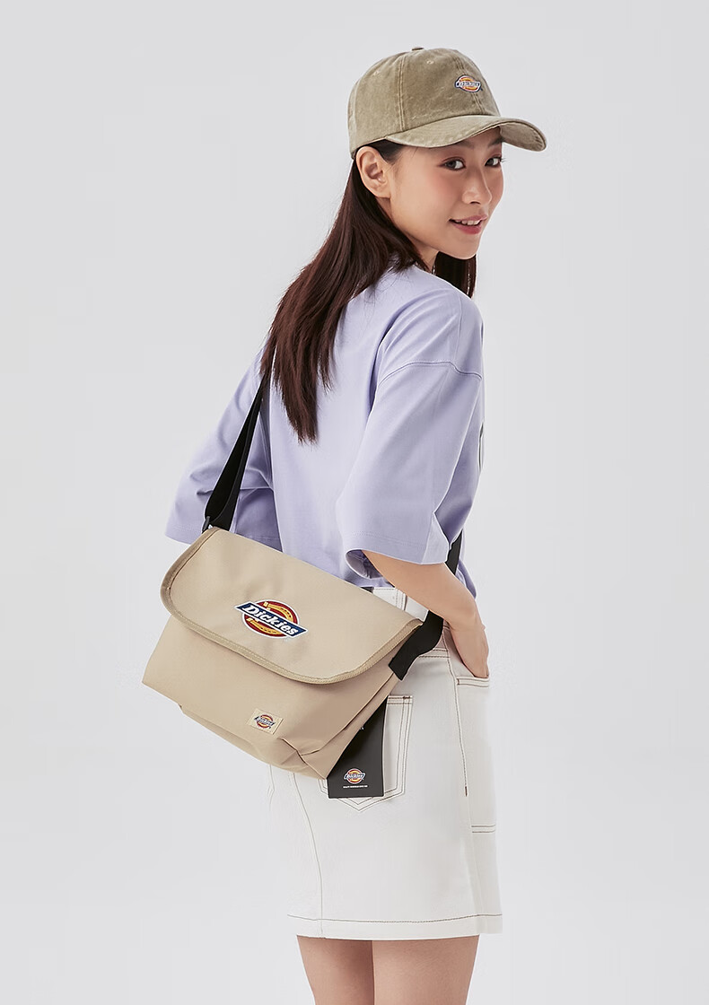 Dickies Crossbody Bag Unisex DK Commuter Messenger Bag Large Capacity Casual Shoulder Bag Multifunctional Student Canvas Bag 18