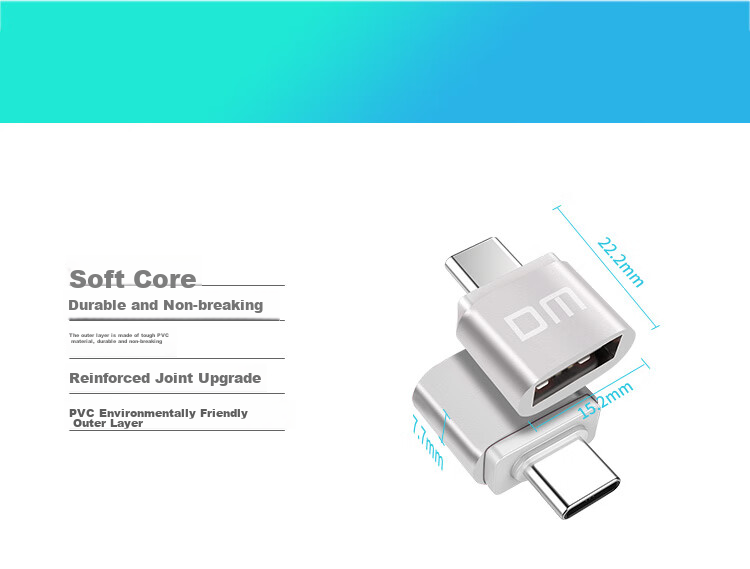 DM Damai 64GB Type-C USB 3.2 Dual Interface USB Flash Drive PD060 High-Speed Mini Car Office Mobile Phone Computer Dash Cam USB Drive 150MB/s Read Speed 8