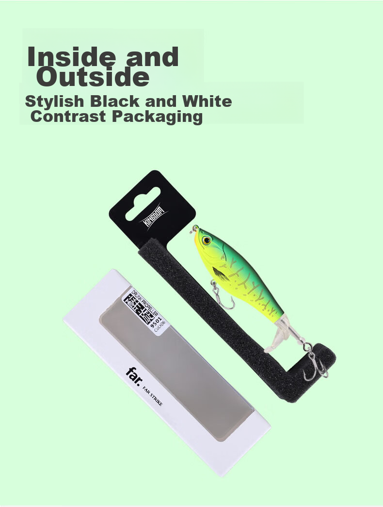 Guowangliya Water Surface Tractor Floating Pencil Lure Artificial Bait for Freshwater Bass And Snakehead Fish Bionic Imitation Bait, 11g/X01 Color 11