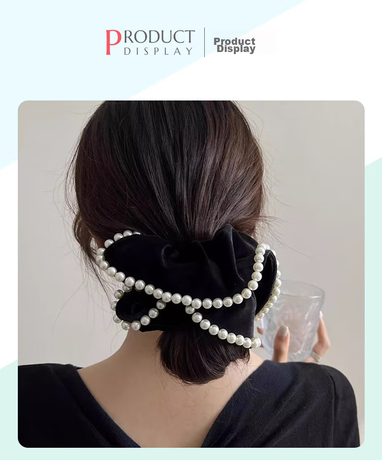 CHIMERA 3-Piece Hair Ties, Satin Large Intestine Hair Bands, Simple Rubber Bands for Bun Hairstyle, Hair Elastics, Hair Accessories, Women's Mid-Autumn Festival Gift 18