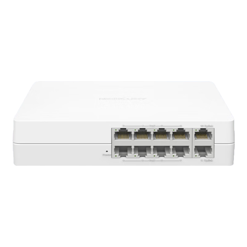 MERCURY 10-Port 100Mbps 8-Port PoE Switch Desktop Model, Home Surveillance Network Hub Splitter MS10CP-M