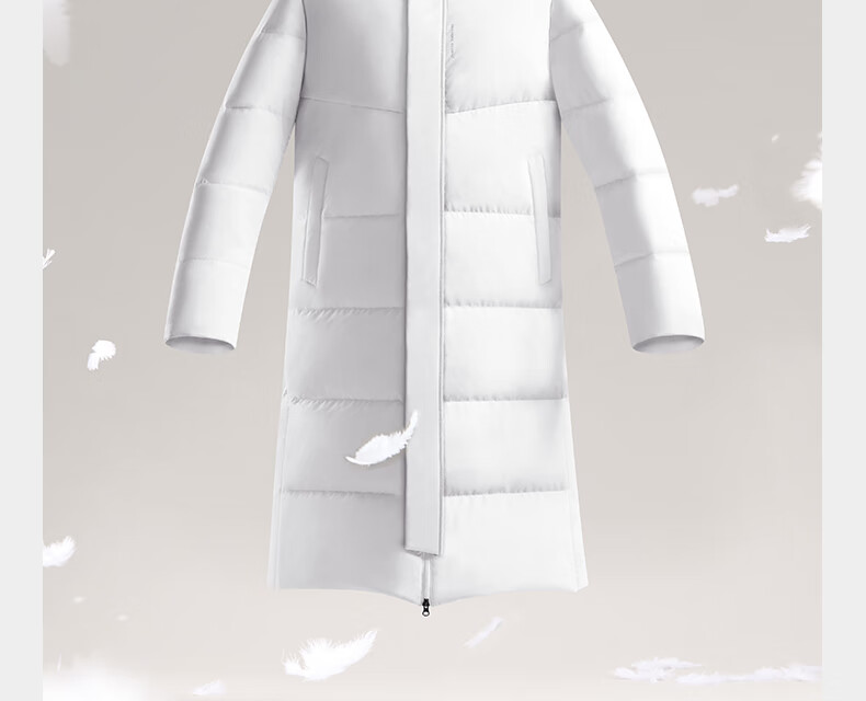 361° Long Down Jacket Unisex Winter New Three-Proof Warm Hooded Sports Casual Coat 632544301-1 1