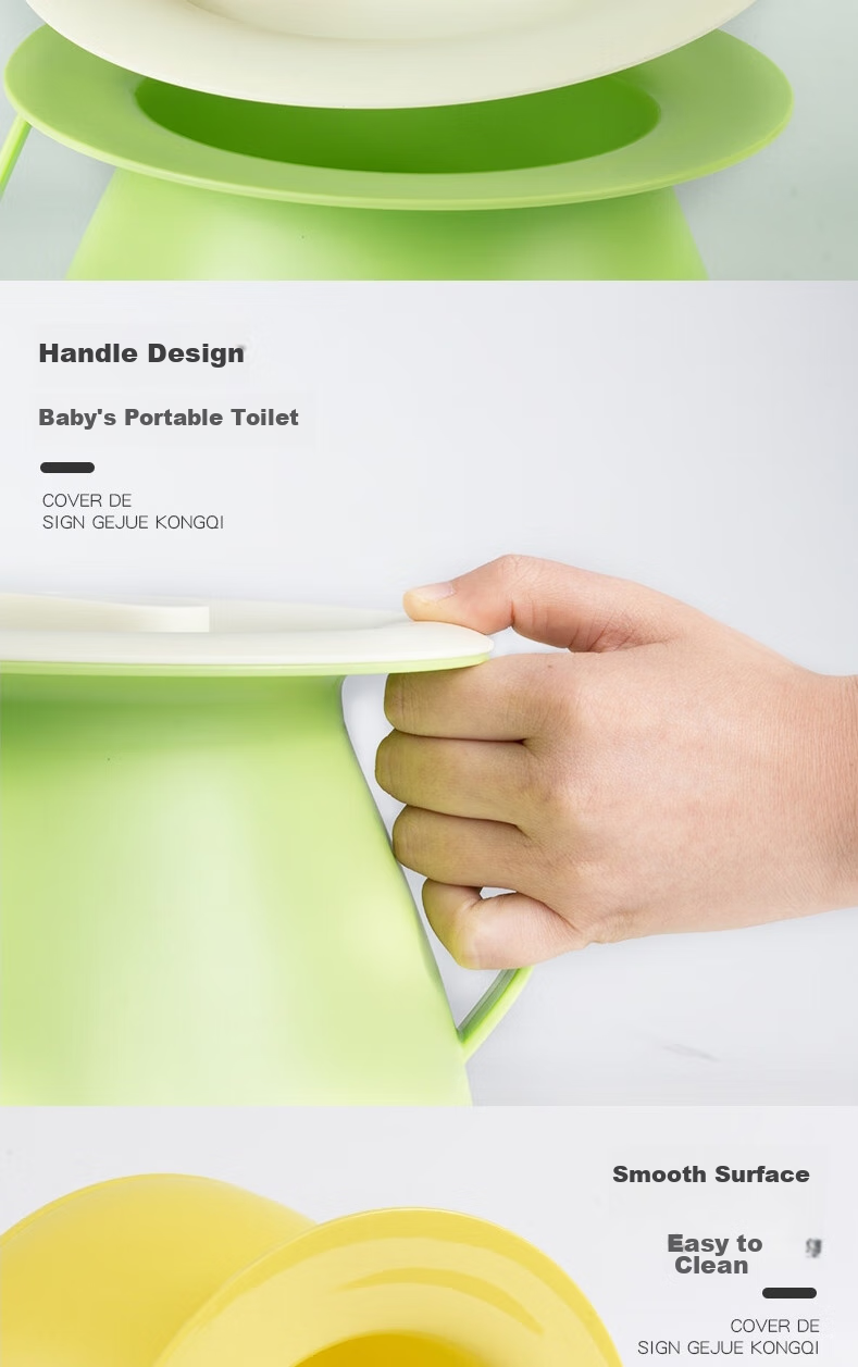 CHAHUA Urinal, Children's Toilet, PP Safe Material, Portable Handle, with Lid Design, 1 Piece 4