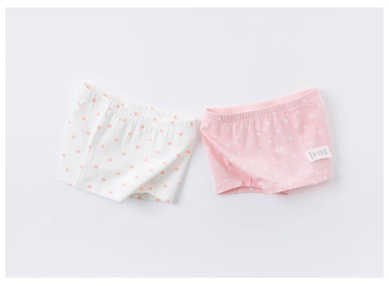 DAVE & BELLA Girls' Underwear, Baby Spring And Autumn Shorts, Children's Clothing, Girls' Non-Wedging PP, Soft Pants for Kids, Two-Pack 12