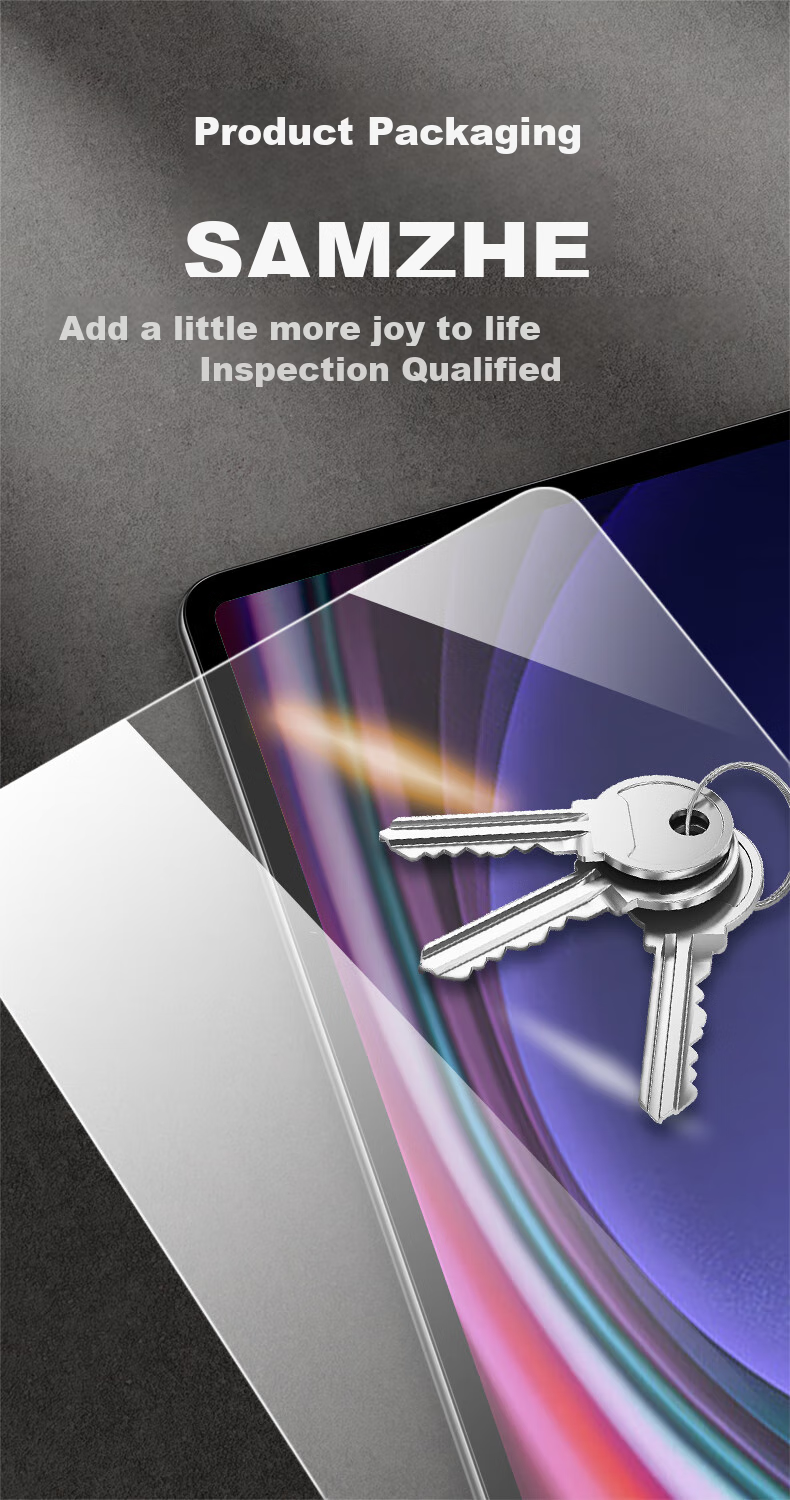 CangHua Tempered Glass Screen Protector for Samsung Tablets Tab S7/S8/S9/A9+/S10Lite/S11, 11-Inch Full Screen HD Anti-Drop Protective Film for Samsung Tablet Computer 9