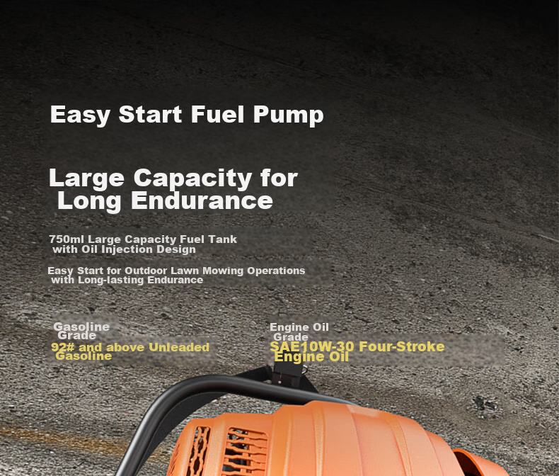 Dongcheng Gasoline Lawn Mower FF03-BG431, Four-Stroke High-Power Weed Trimmer, Grass Cutter, Backpack-Style Mower 8
