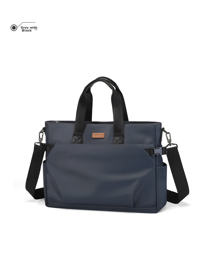 GOLF Business Briefcase for Men, 14/15.6-Inch Laptop Bag, Casual Document Bag, Shoulder Crossbody Bag 22