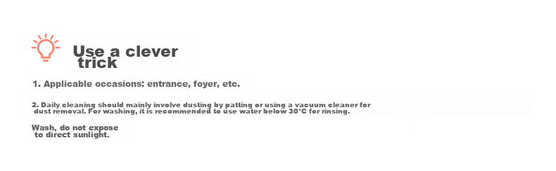 Dajiang Entrance Door Mat, Rubber Doormat, Entrance Carpet, Commercial High-End Mat, Entrance Mat, 80x120cm 11