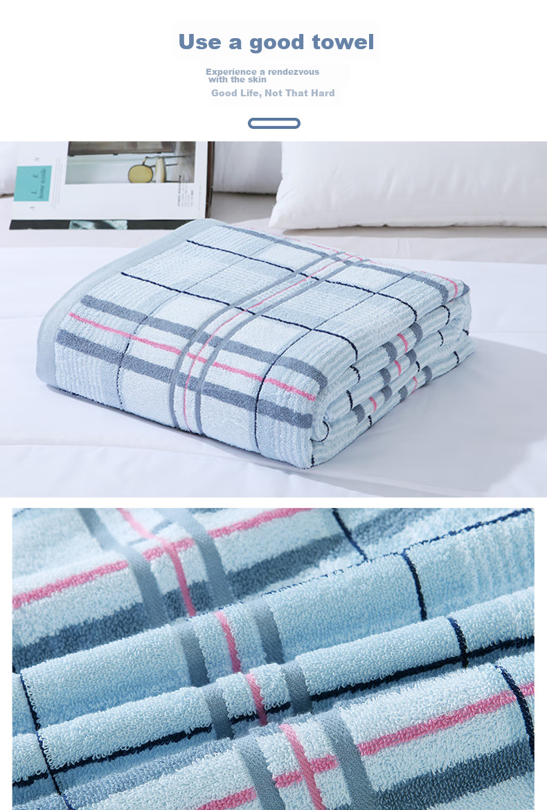 KING SHORE Pure Cotton Honeycomb Towel Blanket, Washable Quilt, Air Conditioning Blanket, Multifunctional Nap Cover, Class A Fleece Blanket, One Piece 5