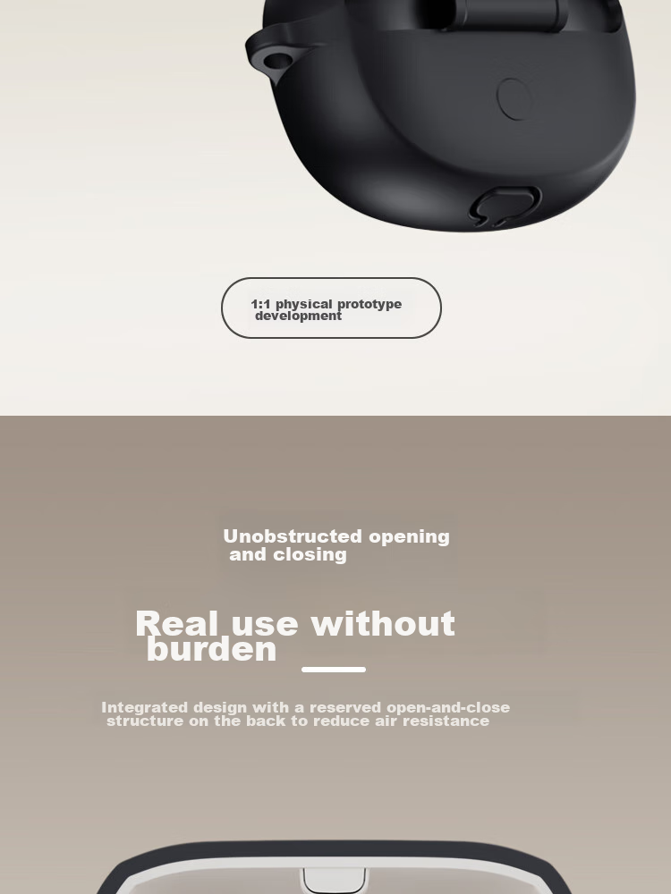 ESCASE Bose Ultra Protective Case, Bluetooth Earphone Silicone Storage Box, Liquid Silicone Soft Shell, Full Protection, Shockproof, Ultra-Thin, Classic Black + Lanyard 6