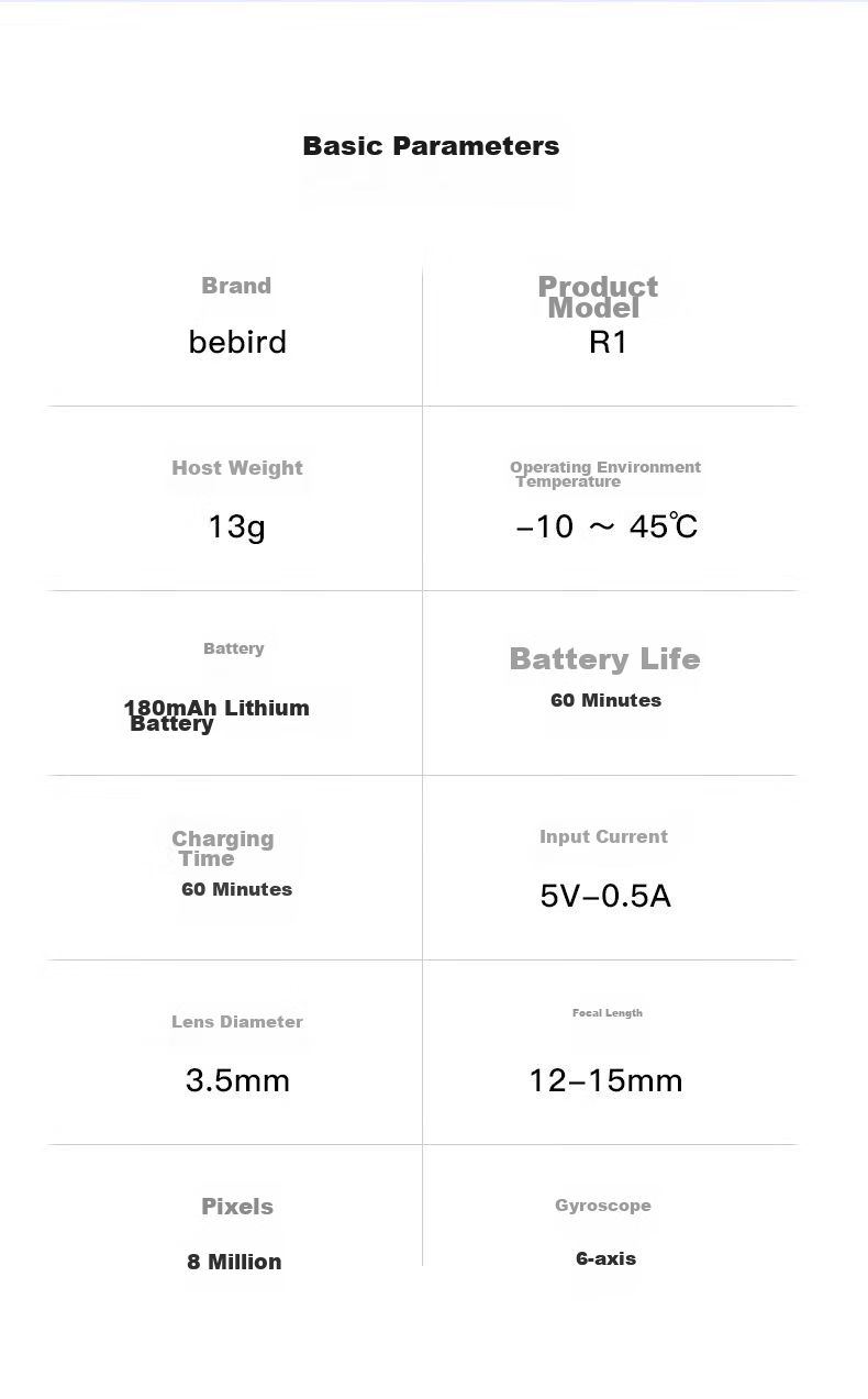 Bebird Visual Ear Pick, Ear Spoon, Ear Cleaning Stick, Hummingbird Ear Cleaning Tool, High-Definition Endoscope, K3 Pro Black 16