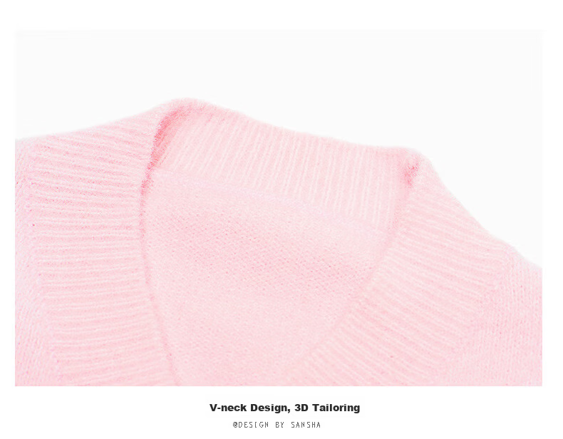 Sansha Children's Dance Warm-Up Top for Girls, Knitted Practice Ballet Dance Costume KT4030, Pink, S-M 13