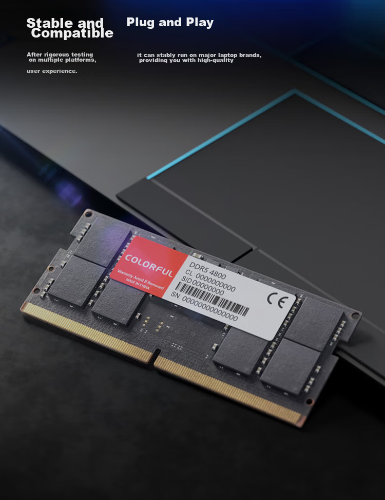Colorful 8GB DDR5 4800 Laptop Memory Module 7