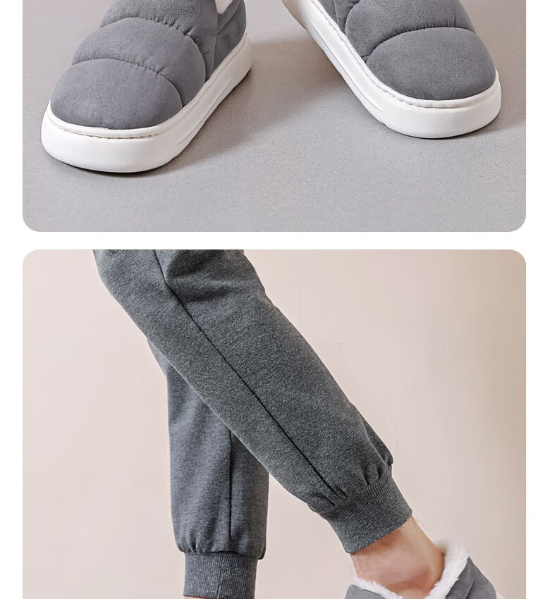 Huili Cotton Slippers with Cotton Lining, Warm And Thick, Suitable for Indoor And Outdoor Wear, Non-Slip, HL0795, Pink, Size 38-39 30