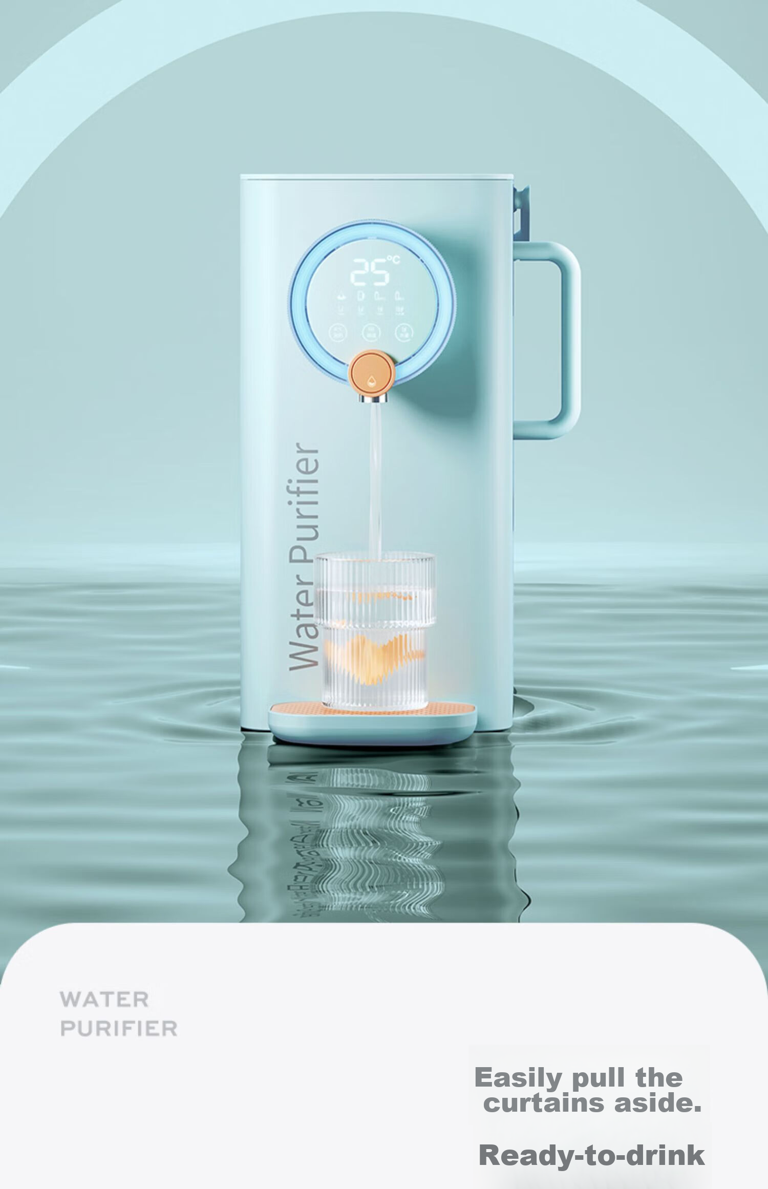 DEKEXI German Water Purifier for Home Direct Drinking, Reverse Osmosis Instant Hot Countertop All-In Water Purification System for Mothers And Babies 2