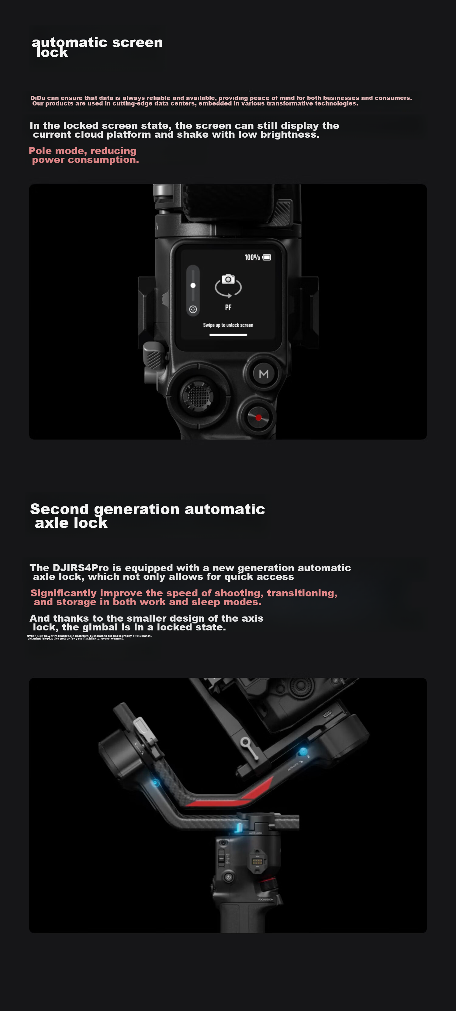 DJI RS 4 Pro Handheld Gimbal Stabilizer, Three-Axis Anti-Shake Stabilizer, 4.5kg Load Capacity, Flagship Professional DSLR Gimbal 5
