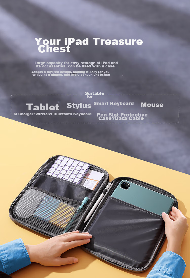 UGREEN IPad Pro Tablet Storage Case, 11-Inch Inner Sleeve, Protective Cover, Computer Accessory, Keyboard Portable Storage Bag, Suitable for Apple/Lenovo/Xiaomi/Huawei Tablets 3
