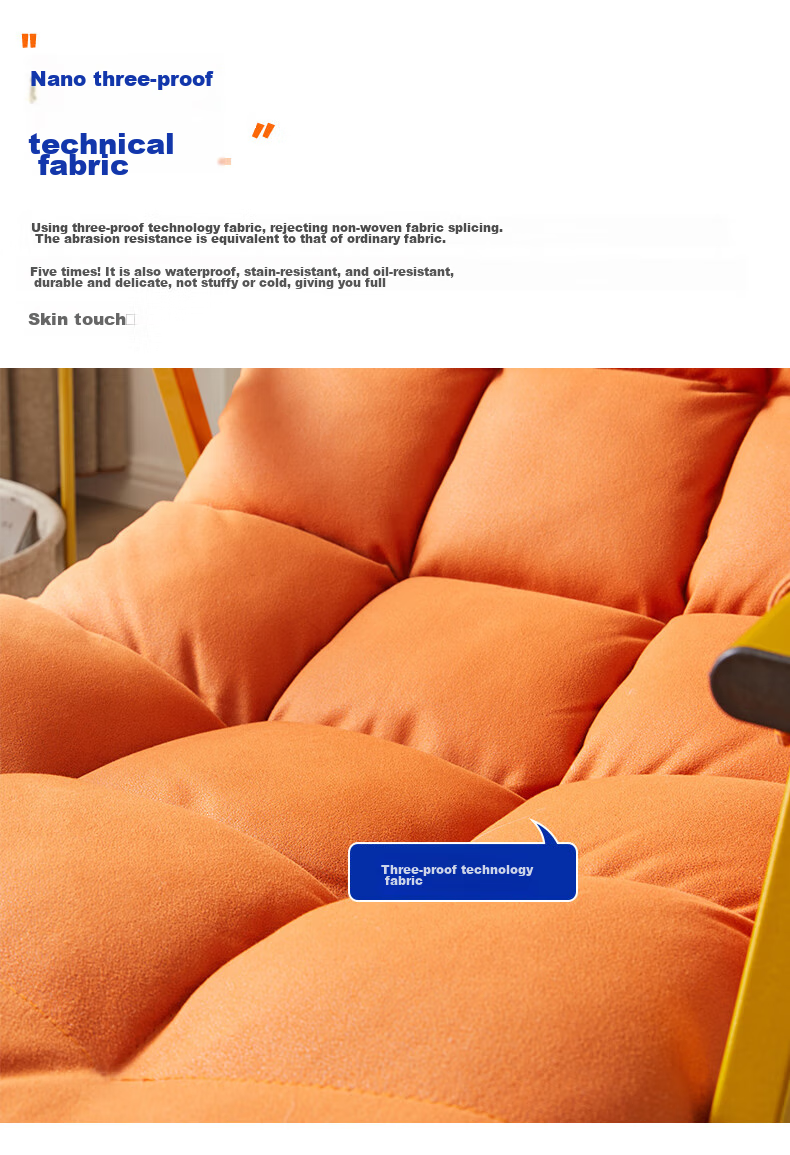 JIAYI Rocking Chair Lazy Sofa, Sleepable And Reclining, Balcony Lounge Chair, Adult Nap Living Room Single Large Sofa, 2025 New Model 10