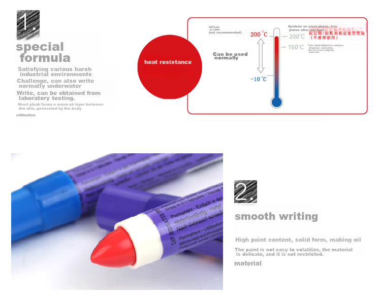 SAKURA Solid Paint Marker White, Marking Pen, Waterproof, Light-Resistant, Heat-Resistant, Can Be Written in Water, Industrial And Architectural Use Pen [Imported from Japan] 8