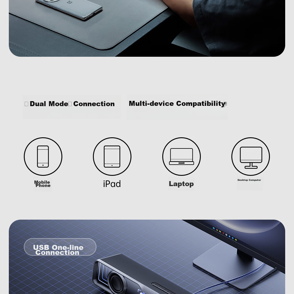 EDIFIER Halo Soundbar Max Computer Speakers, Abyss Ambient Light, Desktop PS5 Gaming Speakers, Dawn White 9