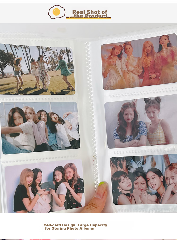 TaTanice Photo Album, Classic And Elegant Collection Book with Insert Pages, Portable Simple Photo Storage Album for Memories And Photos 4