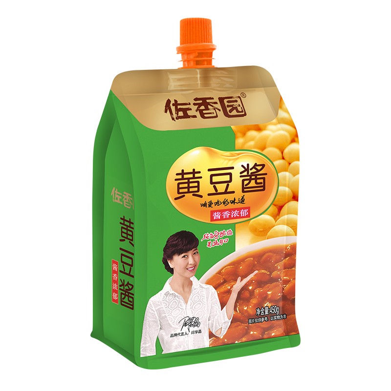 佐香园黄豆酱450g【黄豆酱】 豆瓣酱调味酱 东北大酱