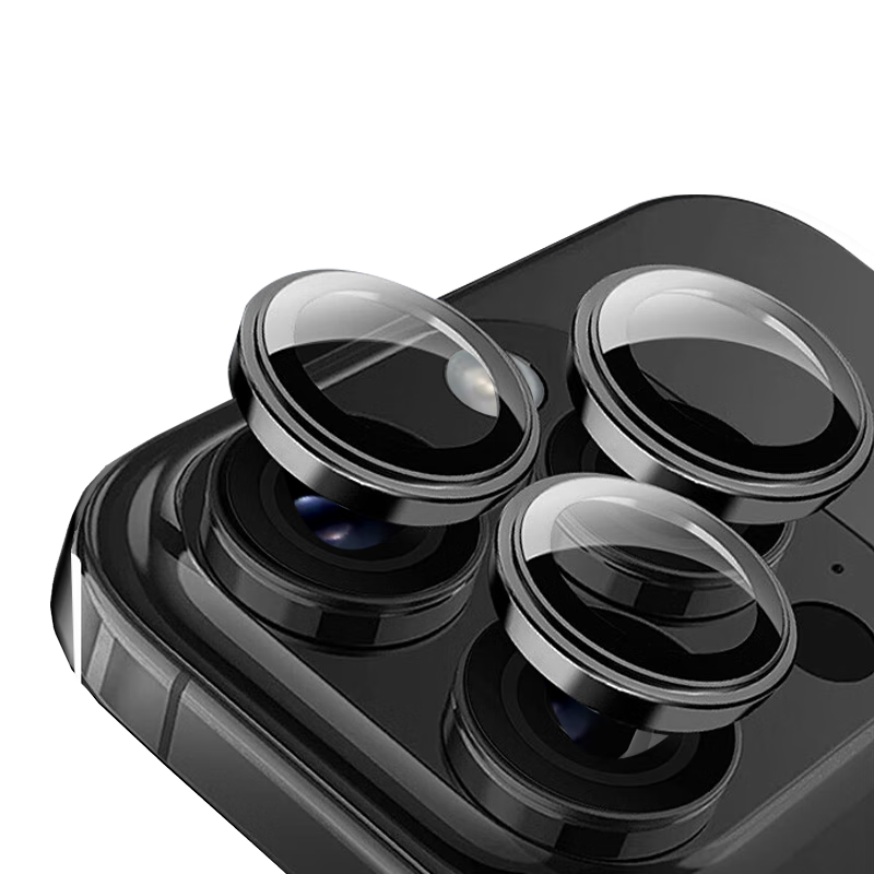 LANGLING [AR Enhanced Transparency] Lens Protector for Apple IPhone 16 Pro/16 Pro Max Camera, Anti-Scratch Wear-Resistant Independent Film, Silver