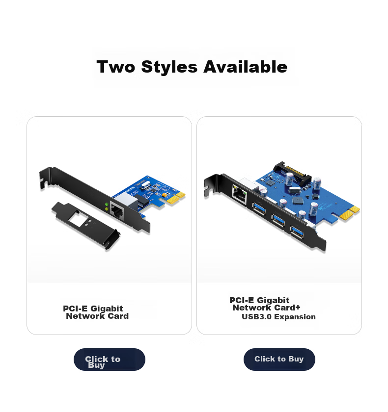 UGREEN PCI-E to 2.5G Wired Network Card, Desktop Computer NAS Server Built-In Ethernet, Adaptive Gigabit Wired Network Card, RJ45 Network Port High-Speed Expansion Card 2