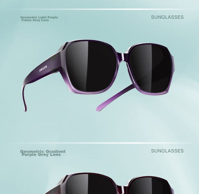 One&one Sunglasses Clip-On for Nearsightedness, Polarized UV Protection, Outdoor Driving Glasses 38