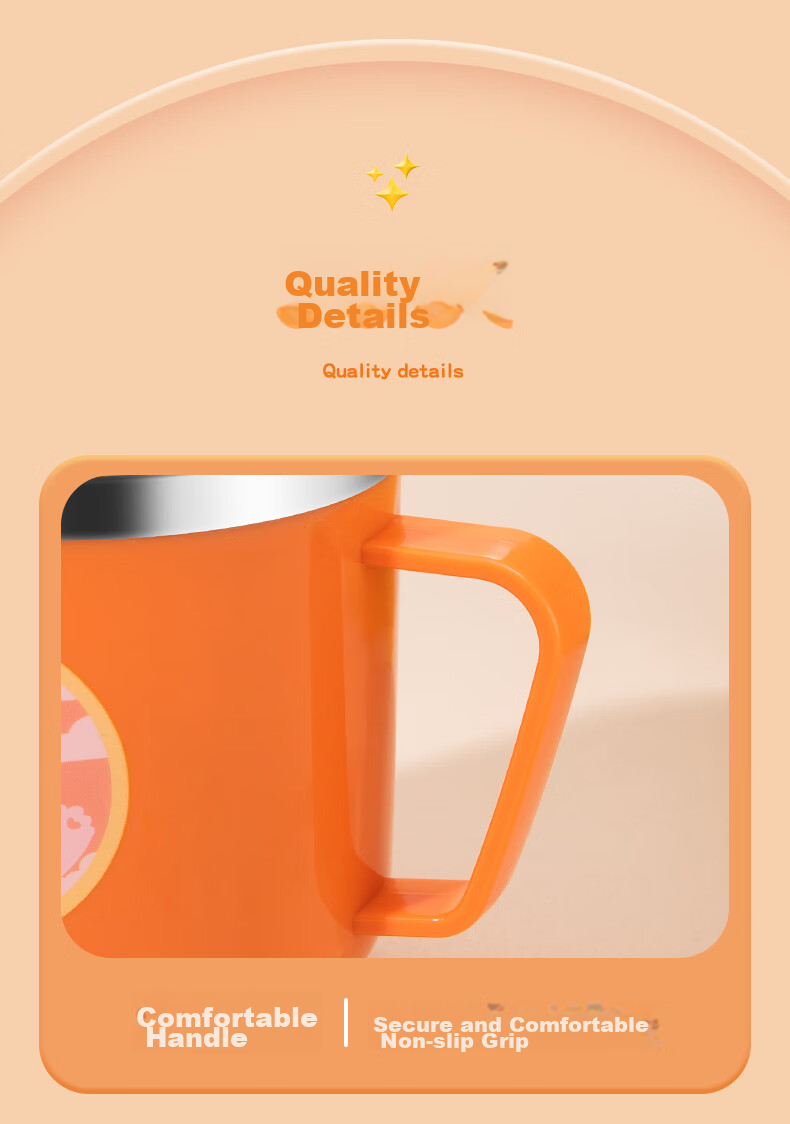 COOKSS Children's Water Cup Milk Cup 316 Stainless Steel Training Cup for Babies 1-3 Years Old with Straw And Scale Markings Gree 14