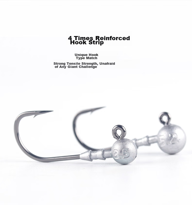 BKK Lure Lead Jig Head Reinforced Version for Light Sea Lure Fishing for Mandarin Fish And Bass 9088 4