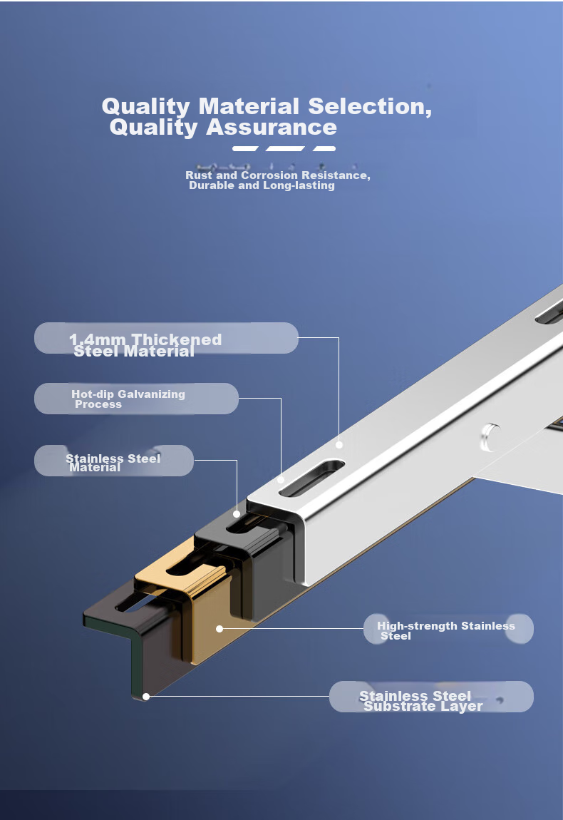 Jiangwutong Air Conditioner Bracket, 1-1.5P Hanging Bracket, 2.0mm Thickened 201 Stainless Steel Universal Thickened Air Conditioner Installation Bracket, 1.5 HP Air Conditioner Support Bracket 5