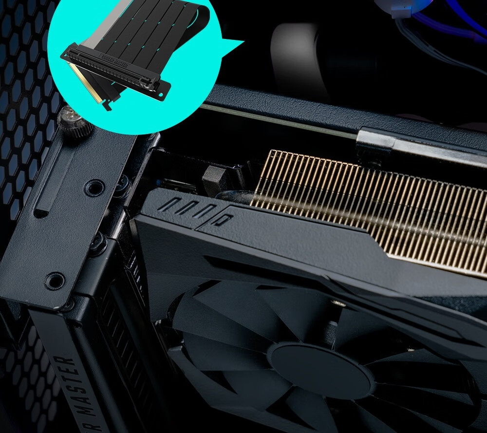 CoolerMaster Graphics Card Bracket V3 Kit (Compatible with All MATX And ATX Cases / Modular Design / PCI-E 4.0 Adapter Cable) 4