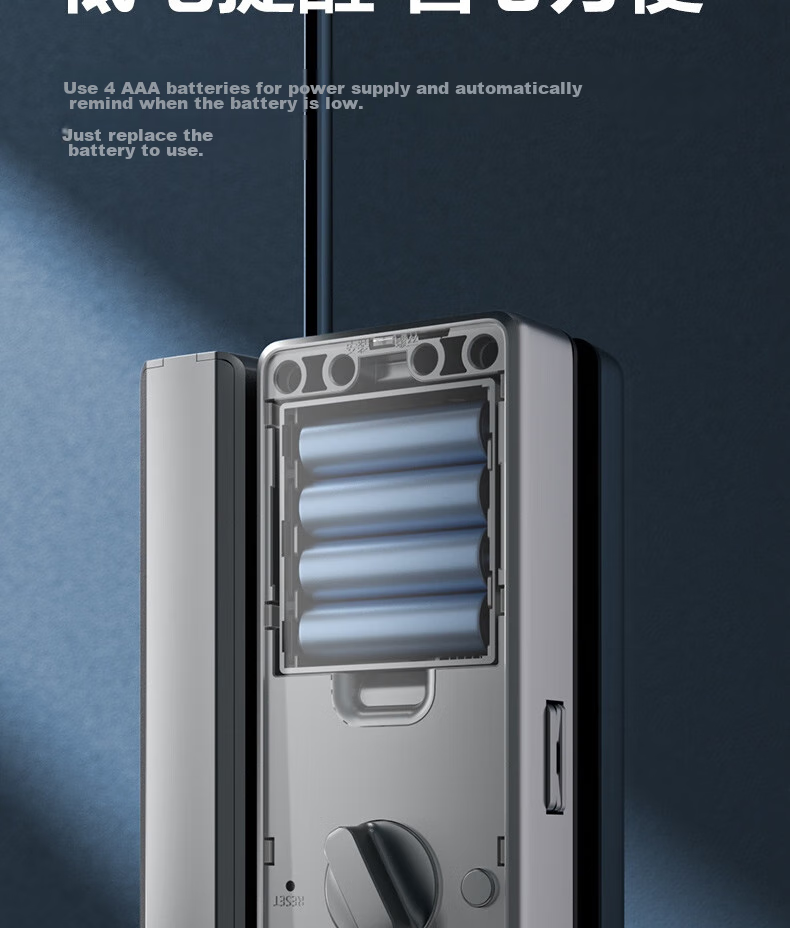 Deli Glass Door Lock, Smart Lock for Glass Doors, Fingerprint Lock, Password Lock, Access Control Machine, Attendance Machine, Integrated Office Glass Door Lock, Mini-Program Management AL120 28