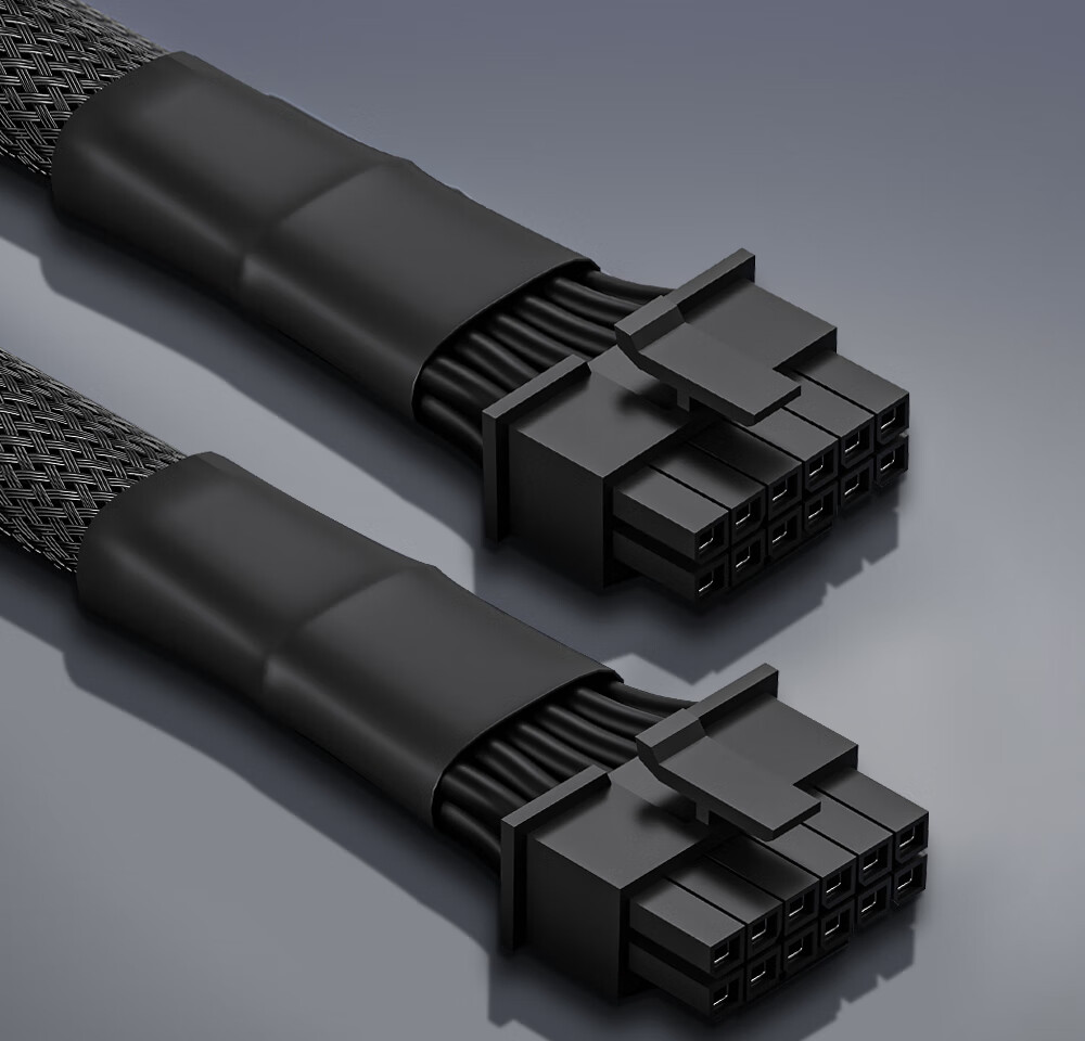 BURLEFRAN Graphics Card Power Cable, 16-Pin (12+4P) Male to Male, 12V HPWR Graphics Card Power Module Customized Cable, for 3090Ti/40 Series - Black, 650mm 8