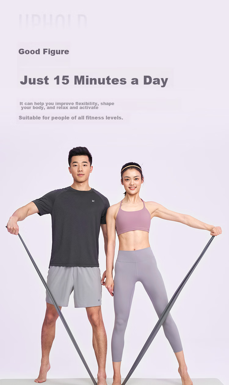 Keep Fitness Resistance Band, Latex Elastic Band for Back Exercises And Yoga, Pilates K-Rox Pink 10 Lbs 4