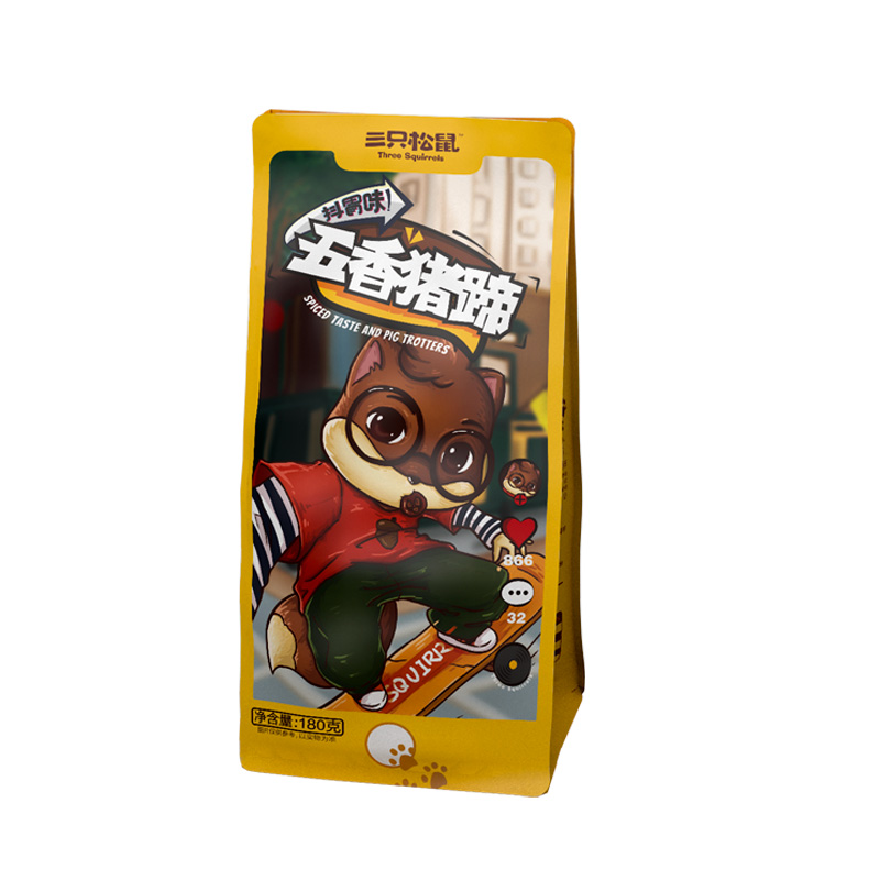 三只松鼠猪蹄五香味180g 即食休闲食品酱卤熟食肉类零食猪脚下酒菜