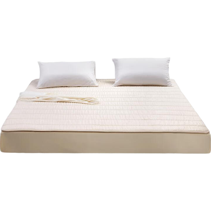 FUANNA Children's Mattress Pad, Pure Cotton High-Elastic Support Tatami Bed Mat, Foldable Protective Pad Soft Mat, 1.2 Meters