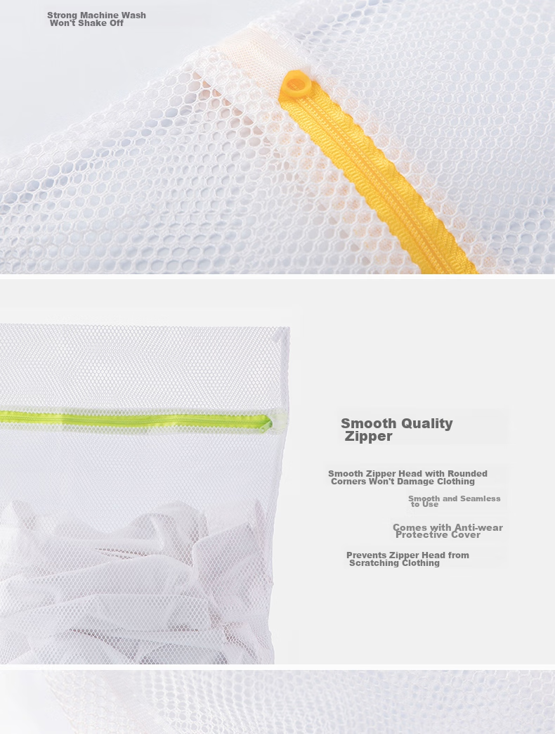 CHAHUA Laundry Bags, Underwear Washing Bags, Bra Laundry Mesh Bags, Protective Washing Mesh Pouches, 3-Piece Set 8