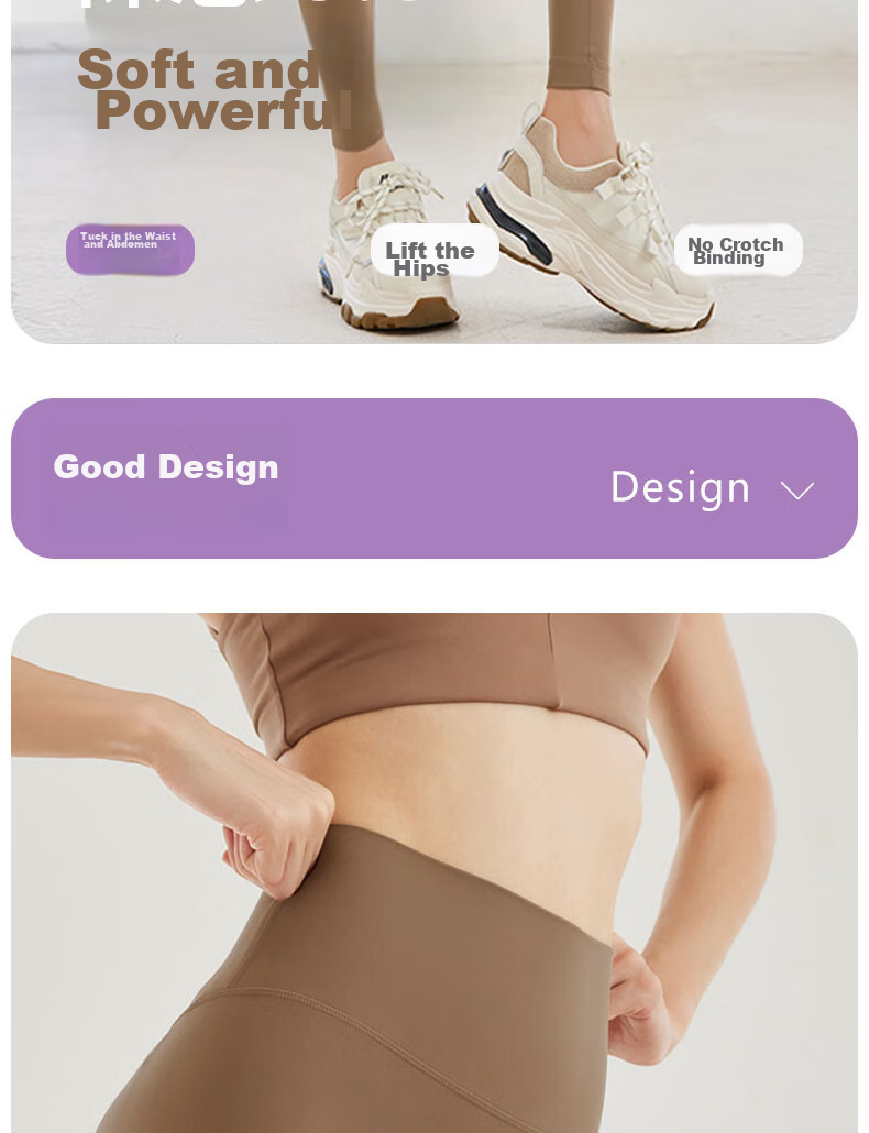 XUEXIMAN High-Waisted Yoga Pants for Women with Butt-Lifting Effect, Running Sports Leggings, Base Layer Fitness Yoga Wear for Summer 2