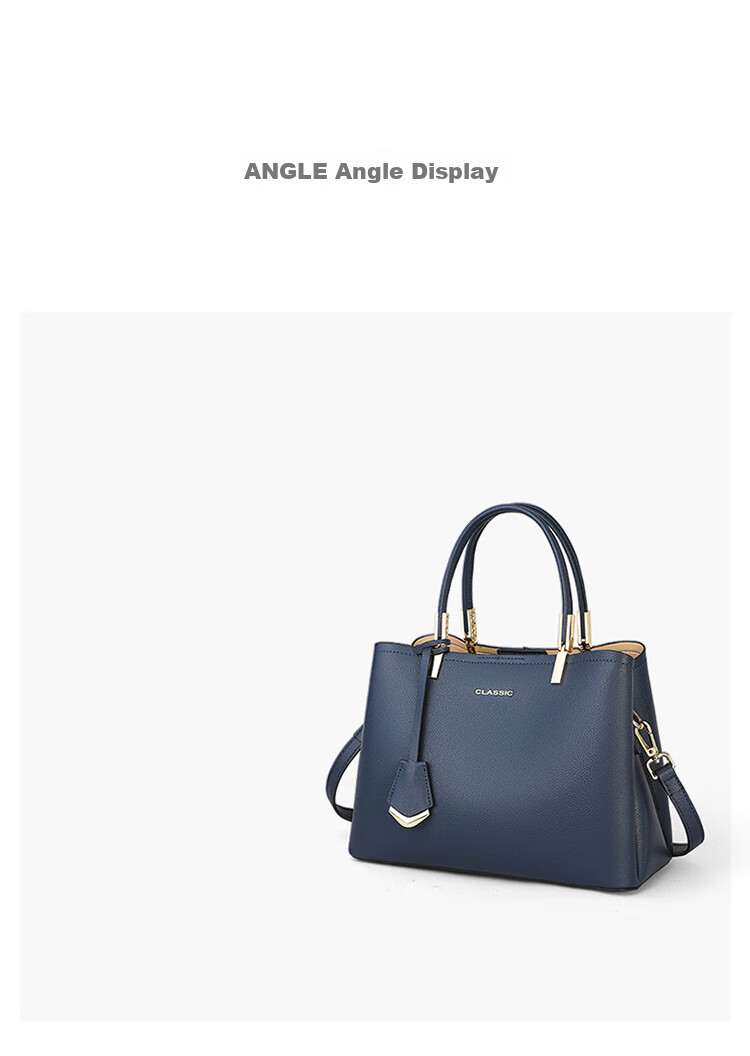 Aiqinghai Leather Handbag, Women's Bag, Large Capacity Tote Bag, Shoulder Crossbody Casual Birthday Mother's Day Gift, Practical Present for Mom 11