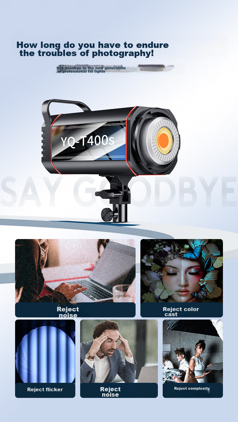 CRENOV [200W Measured Light] Live Streaming Photography LED Fill Light, Sunlight Fill Light, Soft Light Ball Lamp for Photography Studio, Photo Equipment, Camera Props, Live Streamer Beauty Kit 1