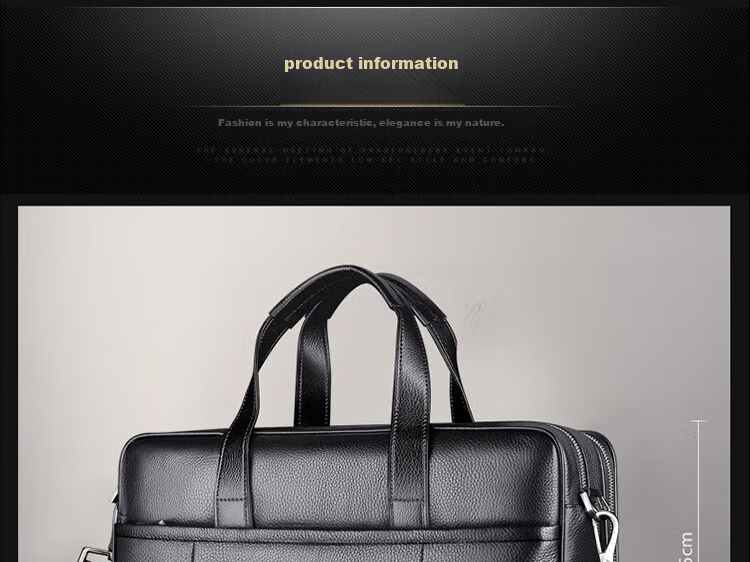 SEPTWOLVES Briefcase for Men, Top-Grain Leather Business Shoulder Crossbody Large Capacity 15.6-Inch Laptop Handbag, Holiday Gift 18